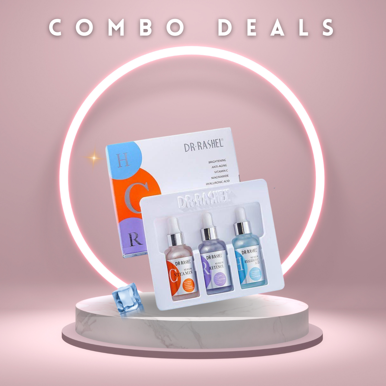 Combo - Dr Rashel complete Facial Serum Set