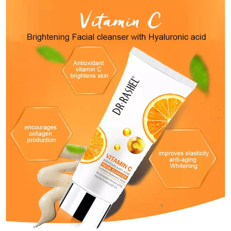 Dr. Rashel Vitamin C Brightening & Anti Aging Skin Care Series 5 Piece Set