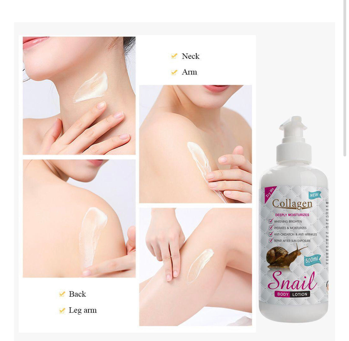 Snail Body Lotion (Pei Mei)