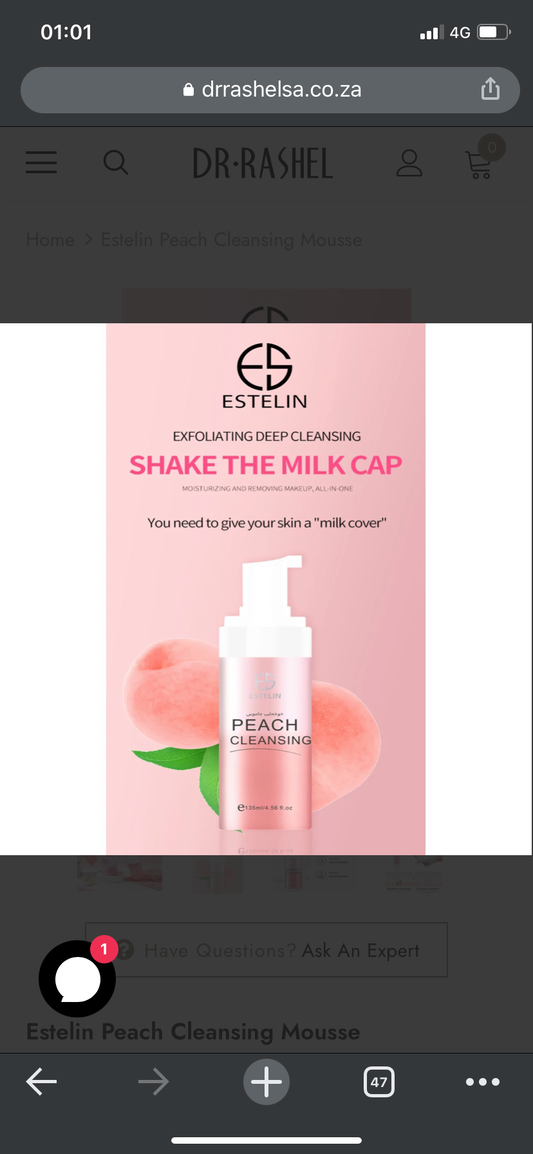 Estelin Peach Cleansing Mousse